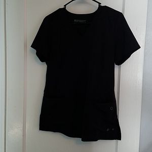 Black scrub top